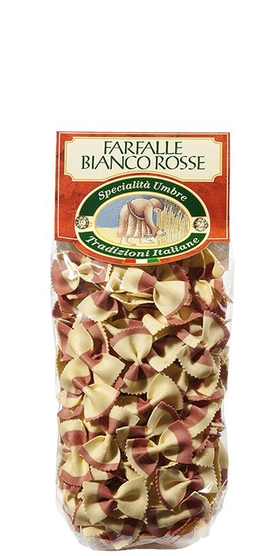  FARFALLE BIANCO ROSSE 250g semola di grano duro