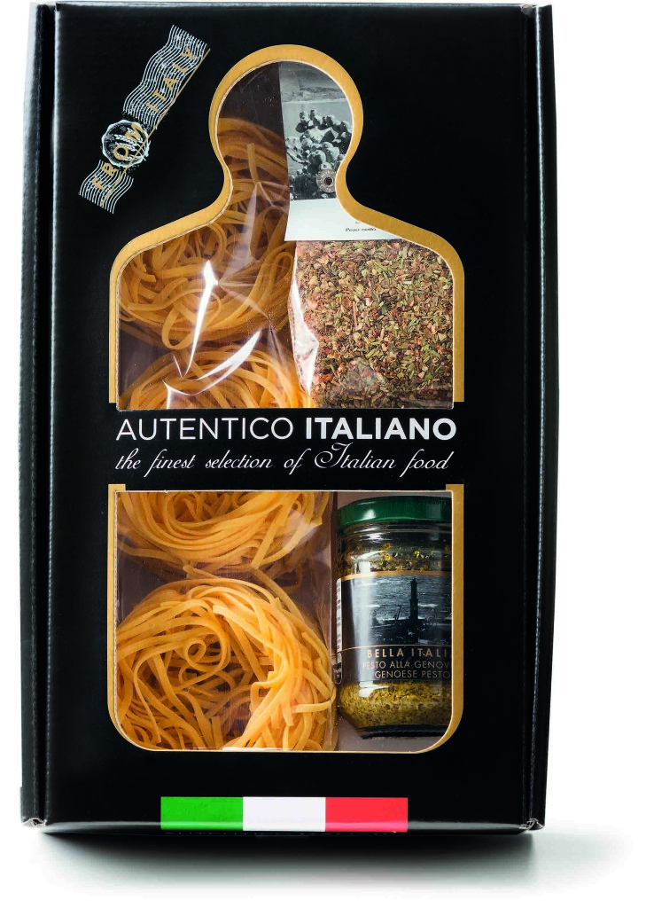  SVI012 TAGLIOLINI ALL’UOVO 250 G, SICILIAN SPICE MIX 100 G, PESTO GENOVESE 180 G